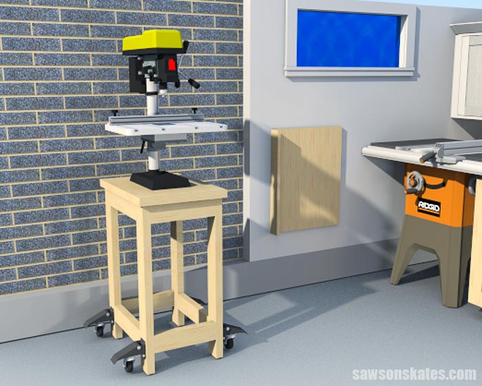 How to Build a Sturdy DIY Drill Press Stand